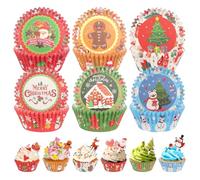 150 stampi per muffin di carta per Natale mini muffin stampini per muffin con 150 stampi per cupcake stampi per cupcake per cuocere dessert feste