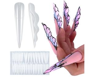 150 stampi per unghie con motivo a farfalla per stampi efficienti per l'inventario e-commerce e la gestione del salone