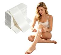 150 strisce di cera professionali in tessuto non tessuto, per bikini, sopracciglia, ascelle e peli del viso, rimozione di piccole aree, bianche, 3,8 x 10 cm