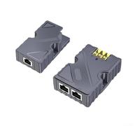 150 W per iniettore PoE per Starlink | Convertitore boost da 12 V a 36 V CC con porta GigE | Adattatore per alimentazione esterna per rete marina camper | Lega di alluminio ABS