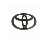 (150 x 100 mm, nero opaco) Logo 3D in ABS, compatibile con l'emblema Toyota, stemma anteriore e post