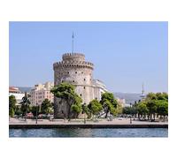 1500(87x57cm) pezzi di puzzle, puzzle della città greca salonicco sulla piazza al mare, regali souvenir turistici numero