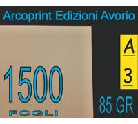 500 FOGLI CARTA AVORIO PER STAMPANTE LASER E INKJET A5 21 x 14,8 cm