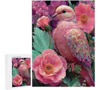 1500 Pezzi di Puzzle, Fiore Donna 1500 Pezzi di Puzzle per Adulti, Regalo Anniversario, Regalo Natale, Decorazione Casa, Prevenzione Degenerazione Cerebrale Negli Anziani 87x57cm PjY2758 E-L