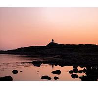 1500 Pezzi di Puzzle per Il Regalo di Giocattoli Educativi per Adolescenti - Faro rocce crepuscolo 87x57cm