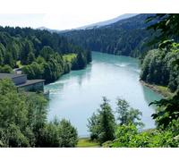 1500 Pezzi di Puzzle per Il Regalo di Giocattoli Educativi per Adolescenti - Fiume lago cielo 87x57cm