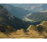1500 Pezzi Jigsaw Puzzle for Adults & for Kids Age 14 Years Up - Montagne colline strada 87x57cm