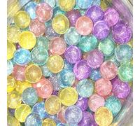 1500 pezzi Perle d'acqua trasparenti per riempire vasi, perle di gel d'acqua, sfere di cristallo, sfere d'acqua crescenti, perle per coltivazione senza terra, perle di gelatina, decorazione per la sta