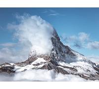 1500 Pezzi, Puzzle Adulti,per Adulti e Bambini dai 14 Anni - Nuvole sulla vetta della montagna 87x57cm