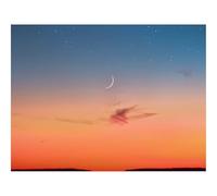 1500 Pezzi Puzzle Difficile, Sfida per Adulti-Crepuscolo,cielo,luna 87x57cm