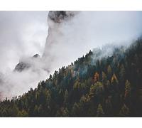 1500 Pezzi Puzzle Giocattoli Educativi - Nuvole sulla vetta della montagna 87x57cm