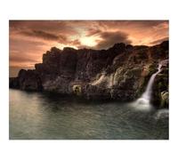 1500 Pezzi Puzzle,Idea Regalo per lei o lui-Cascate,crepuscolo,rocce 87x57cm