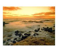 1500 Pezzi Puzzle,Idea Regalo per lei o lui-Pietre,Costa,Mare,Onda,Sera,Cielo 87x57cm