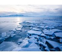 1500 Pezzi puzzle,Jigsaw Puzzle per Adulti - Frammenti di ghiaccio del lago 87x57cm
