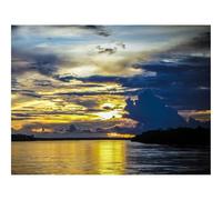 1500 Pezzi Puzzle per Gioco Familiare-Crepuscolo,mare,tramonto 87x57cm