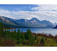 1500 Pezzi Puzzle,Puzzle per Adulti - Montagna lago paesaggio montano 87x57cm
