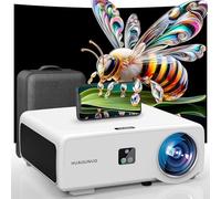 [1500ANSI & Autofocus/Keystone & DoIby Audio] Proiettore intelligente 4K con WiFi 5G e Bluetooth.Proiettore home movie per esterni HDR10+, display 500