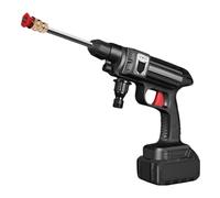 1500W Cordless Ad Alta Pressione Di Lavaggio Auto Ricaricabile Pistola Di Lavaggio Auto Pistola Ad Acqua Elettrica Macchina Schiuma For La Batteria 18V Potente Facile