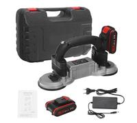 1500W Piastrelle Piastrelle Macchina Piastrelle Vibratore Ventosa Regolabile Protable Strumento di livellamento automatico del vibratore del pavimento con batteria(Noir)