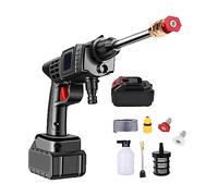 1500W Wireless Ad Alta Pressione Autolavaggio Pistola Generatore Di Schiuma Spray Cleaner Lavatrice For Auto Con Pastella Agli Ioni Di Litio Potente Facile(Ten cells)