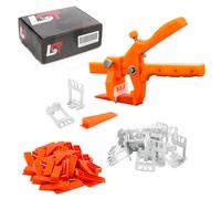 1500X Alte Linguette XL + 400X Cunei + Set Pinza Sistema Di Livellamento 2Mm