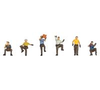 15049 Noch HO personaggi operai lavori tetti scala 1:87