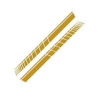 150cmx9cm 2 Pezzi Pellicola In Vinile Per Auto Accessori Per Tuning Auto Adesivi Universali Per Minigonne Laterali Per Auto Striscia Lunga Minigonne Laterali Alettoni Laterali(Matt Yellow)