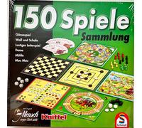 150er Raccolta Giochi Verde Schmidt Spiele Gioco per Famiglie Bambini 49141 Dama