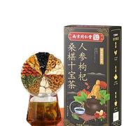 150g Di Tisana Renseng Tee Dei Dieci Tesori Bevanda a Base Di Tea per I Reni Formula Al Ginseng Tee Dei Dieci Tesori Rafforza I Reni Nutre Zuppa Tea Profumato Movimento Fluido