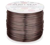 150M 1Mm Filo Di Alluminio per Gioielli Filo Metallico Colore Cammello per Fabbr