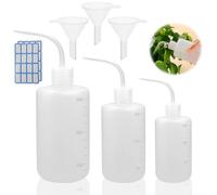 150ml 250ml 500ml Bottiglia Plastica Flaconi Botticini Squeeze Bottle Spargishampoo Annaffiatoi per la Pulizia Delle Bottiglie Trasparenti Per il Giardinaggio L'Irrigazione Delle Piante il Laboratorio