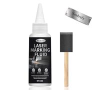 150ml Liquido per Marcatura Laser, Polvere per Marcatura Laser, Spray per Incisione Laser, Contrassegno Permanente, Gravure Laser, per Incisione Laser su Metallo