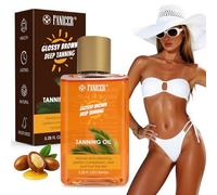 150ML Olio Abbronzante Corpo, Olio acceleratore abbronzante, Per un'abbronzatura veloce, Approfondire il tono della pelle, Abbronzante per Sole e Lettini Solari