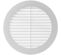 Ø 150mm Bianca Rotonda Griglia di Ventilazione in Plastica - Griglie D'Aerazione