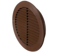 Ø 150mm Marrone Rotonda Griglia di Ventilazione in Plastica - Griglie D'Aerazione