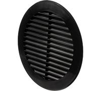 Ø 150mm Nera Rotonda Griglia di Ventilazione in Plastica - Griglie D'Aerazione