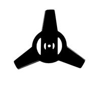 150mm Universale In Metallo Erba String Trimmer Decespugliatore Testa Lame 3 T Per Tosaerba Elettrico Parti di Accessori Per Utensili(1PC Black)