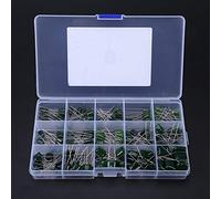 150pcs 100V 15 Value 0.33nF-470nF Polyester Film Capacitors Assortment Kit Box Capacitance Meters