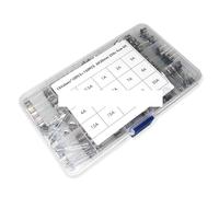 150PCS-15Kinds 6 * 30 Fast-blow Glass Tube Fuses Car Glass Tube Fuses Assorted Kit 6X30 With Box Fusiveis 0.1A-30A Household Fuses NWPNLXEA