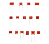150PCS 15Values Metallized Film Capacitor 400V 630V Polypropylene Direct Current Assortment Kit Polyester Capacitors Capacitance Meters