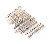 150PCS 1uf-220uf SMD Tantalum Capacitor Assortment Kit A/B Case Tantalum Electrolytic Capacitors 1UF 2.2UF 10UF Capacitors AUOQKQUT