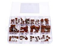 150pcs CBB Polypropylene Film capacitor 10nf-68nf 400v 630v CBB Capacitors Assortment Kit 10nF 22nF 47nF 100nF 220nF 470nF 560nF MQXFCZUX