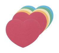 150PCS Cuori Carta 2.5" Multicolore, per Decorazioni Blu Verde Rosso