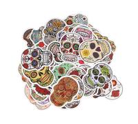 150pcs Decor di Halloween Skull Decalcomania Laptop Skull Discals Decalcomanie