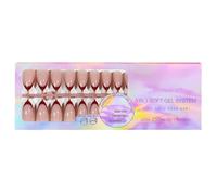 150PCS French Nail Tips Press on Nails con Primer per Punta e Base Coat preapplicati Punte Morbide Anti-Rottura Art DIY Nessun Necessario Aderenza Sicura Duratura