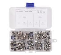 150Pcs Kit Assortimento Dado nel Acciaio Inossidabile 304 per Accessori Har4145