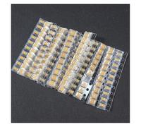 150PCS SMD Tantalum Capacitor Assortment Kit 1uf-220uf A/B Case Tantalum Capacitors Set 1UF 2.2UF 10UF 15Values Capacitors CZAOINCU
