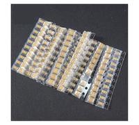 150PCS SMD Tantalum Capacitor Assortment Kit 1uf-220uf A/B Case Tantalum Capacitors Set 1UF 2.2UF 4.7UF 10UF 47UF Capacitors AUOQKQUT