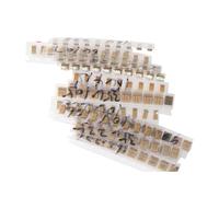 150PCS Tantalum Capacitor SMD Assortment Kit 1uf-220uf A/B Case Tantalum Capacitors Set 1UF 2.2UF 10UF 15Values Capacitors AUOQKQUT