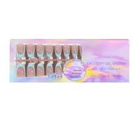 150PCS Unghie adesive morbide francesi Primer e base preapplicati false resistenti per il fai da te di nail art non necessario Adattamento perfetto estensioni dal look salone